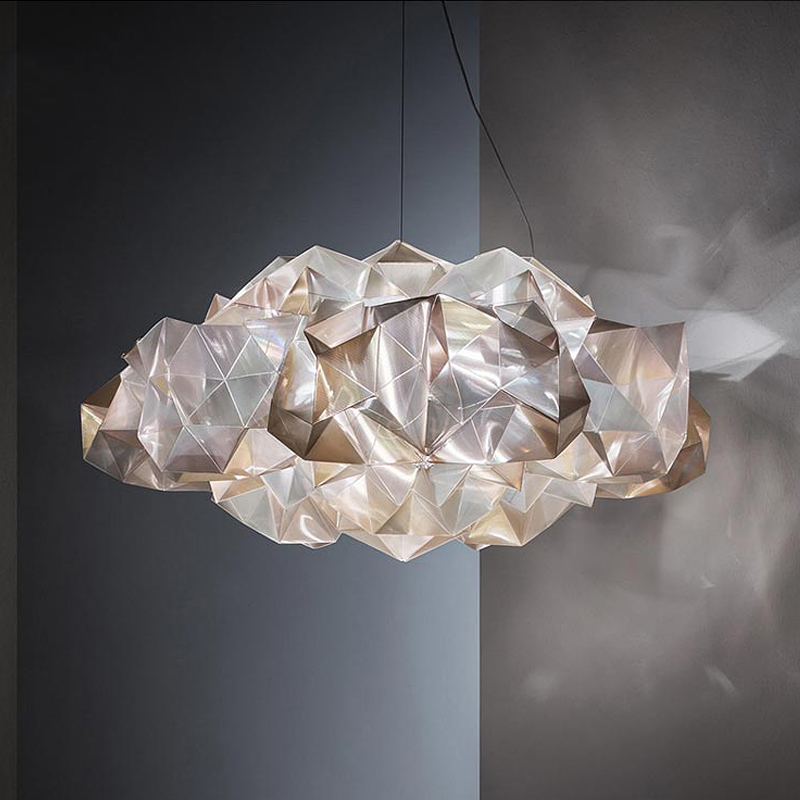 Postmodern minimalist cloud chandelier