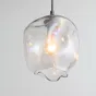 Restaurant glass chandelier