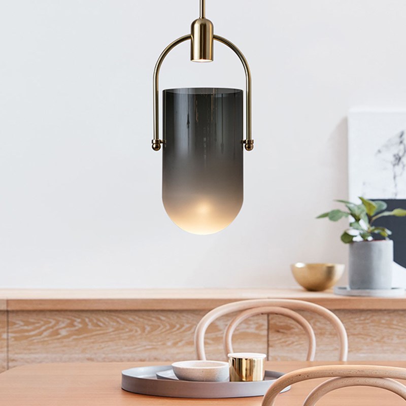  White Glass Globe Pendant Lamp Light for Residential 