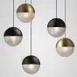 Blown glass chandelier ceiling lamps for home