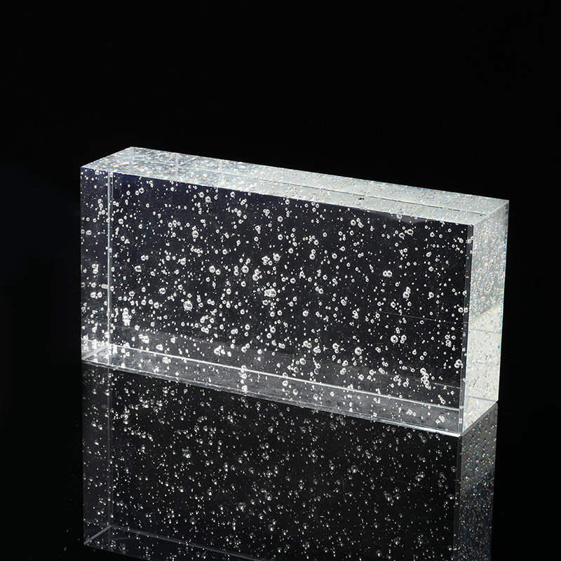Bloque de vidrio sólido de cristal para vidrio de construcción
