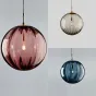 Colourful Round Glass Pendant Lamp