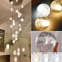 Bubble Crystal Glass Pendelleuchte Kronleuchter Lampe