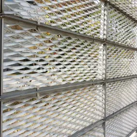 Expanded metal sheet