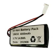 1S2P 18650 4000mAh batteries pack for electonic toy gun and mosquito swatter