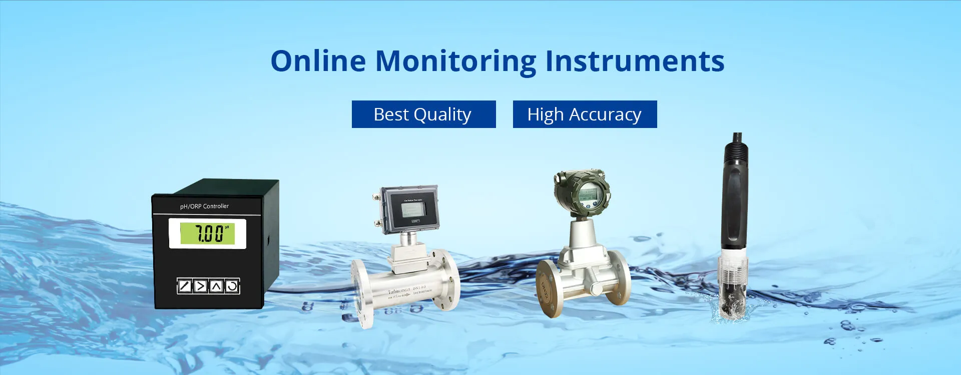 Instrumentos de monitoreo de agua en línea