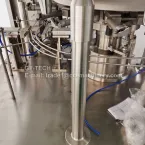 Máquina envasadora rotativa automática de leche en polvo