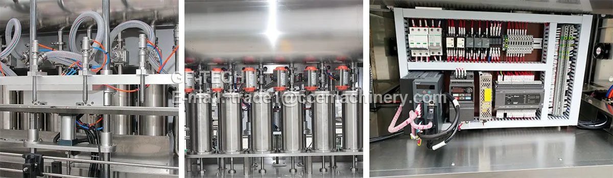 GF-YX Type Glass Bottle Filling and Capping Machine Show