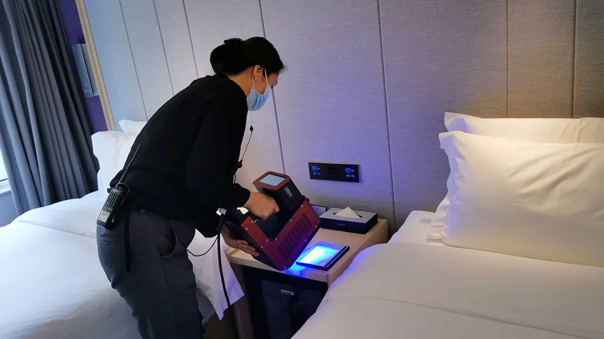 UVC LED Handheld Sterilizer in Hotel