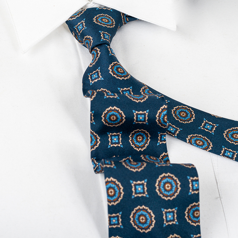 custom silk printed ties