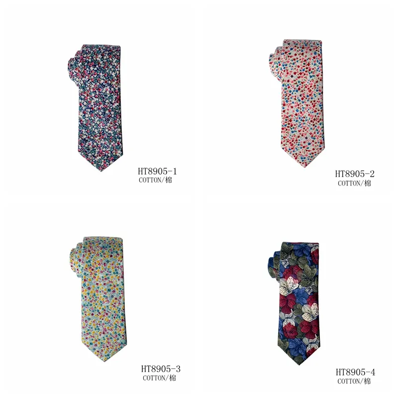 mens tie with flower