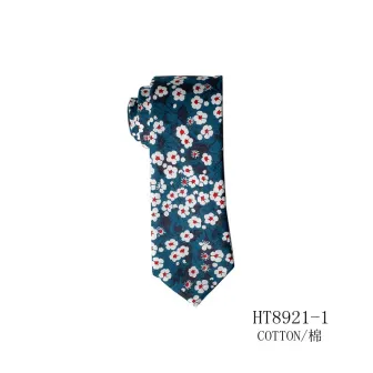 Custom fashion hot selling cotton floral ties men summer ties