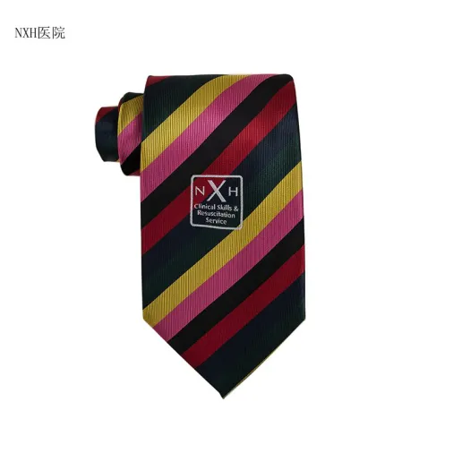 Personal designs for custom logo mens tie club neckties
