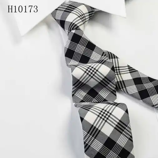 High quality cotton mens plaid ties Christmans lattice designs necktie