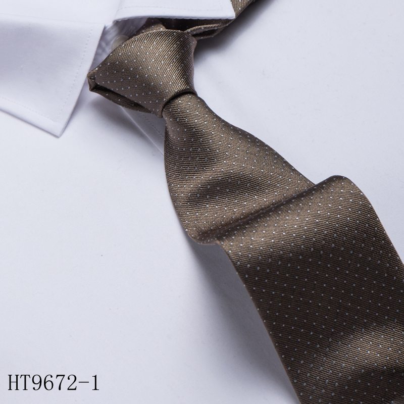 Silk woven soft luxury mens neckties business style