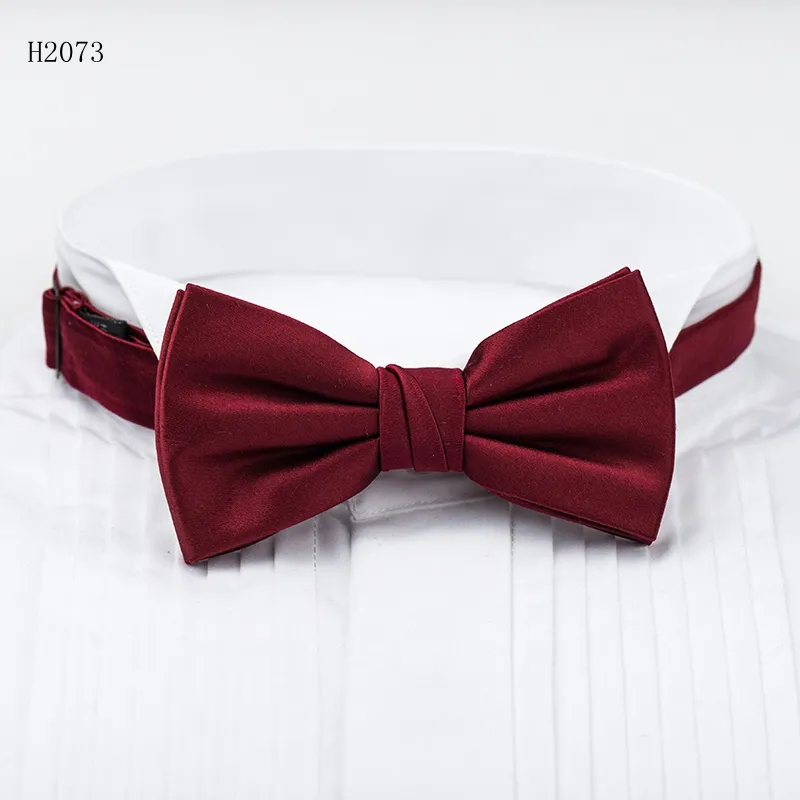 plain red bow tie