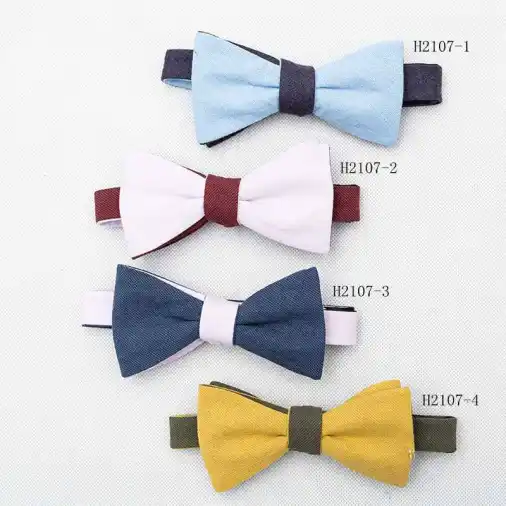 High Quality Reversible Floral Bow Ties Fashion Mens Bowties