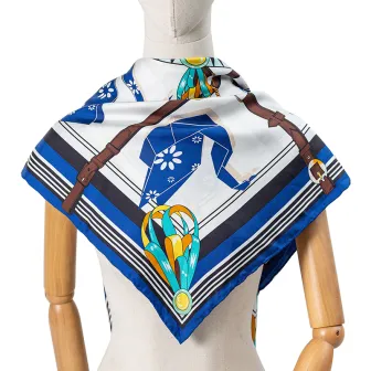 Vente chaude Nouveaux modèles pour foulard en soie de luxe