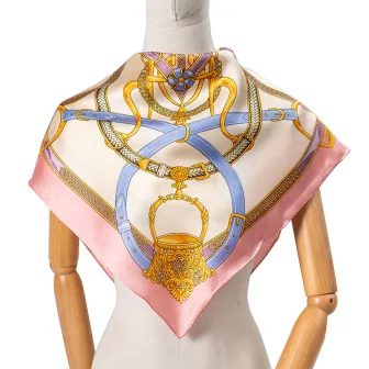 Designers Woman Luxury Silk Scarf 90cm