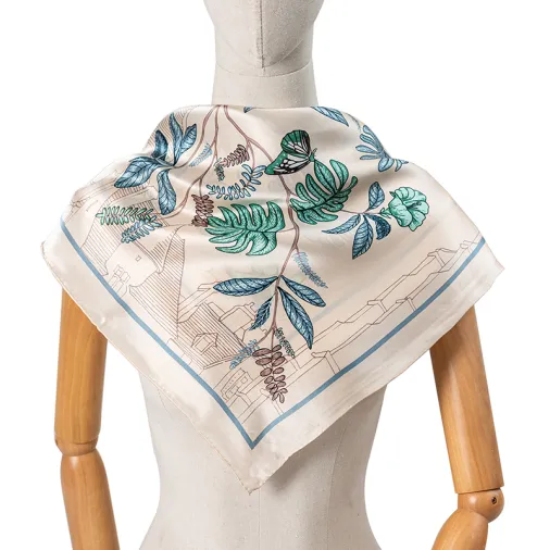 Populaire luxe designer zijden sjaals in bulk