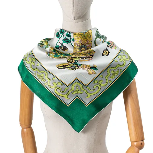 Populaire luxe designer zijden sjaals in bulk