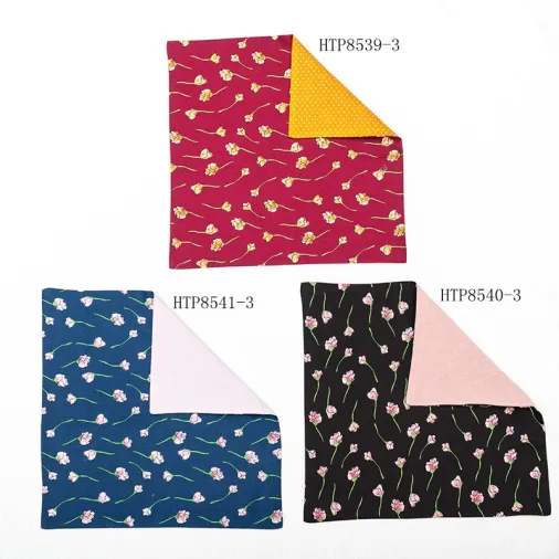 Custom fashion reversible unique handkerchief men luxury pocket square