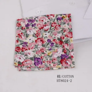 Custom casual handkerchiefs for men wedding pocket square cotton
