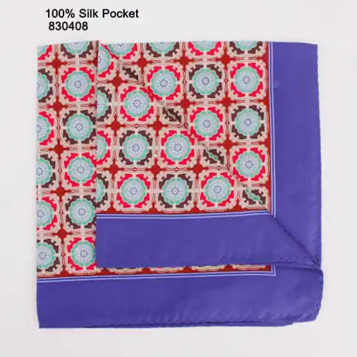 Custom simply 100% silk pocket square luxury printed handkerchief