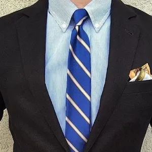 stripe mens silk tie necktie