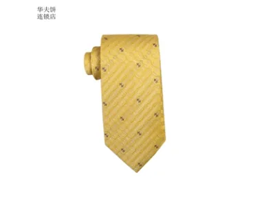Waffle house men's uniform tie and pearl button customization case [Handsome tie]