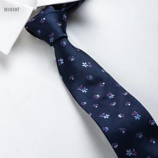 Cravates 100% tissées de luxe sur mesure pour hommes en soie