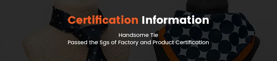 Handsome tie information