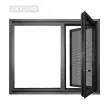 Aluminum casement window in accordance with US standard