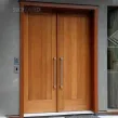 US Design 2 Panel Modern Exterior Door