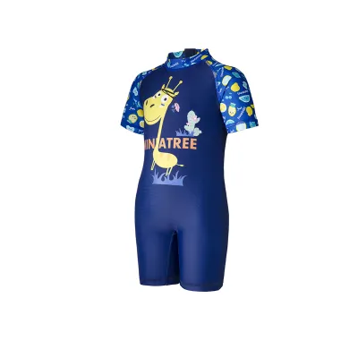 Boys' one piece UV protection swimsuit