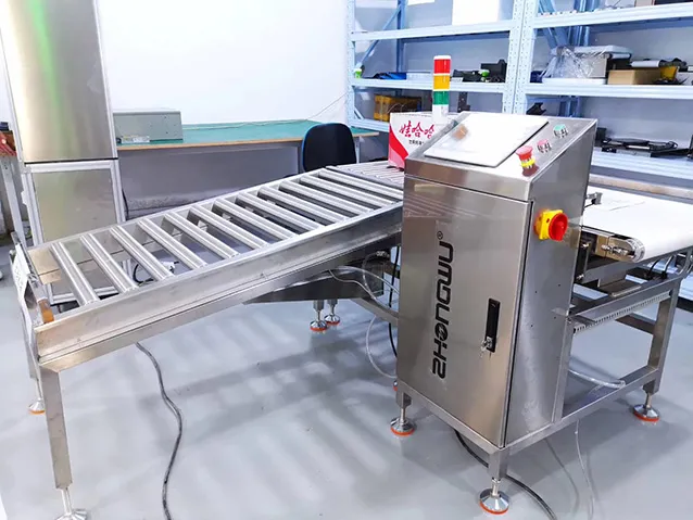 checkweigher with full carton