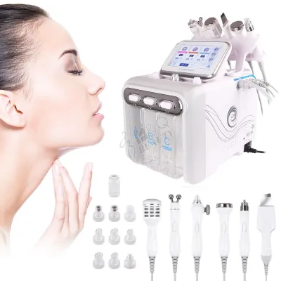 Dropshipping New 6 In 1 Water Dermabrasion Hydra Peeling Facial Waterpeel Microdermabrasion Aqua Clean Beauty Machine for Face