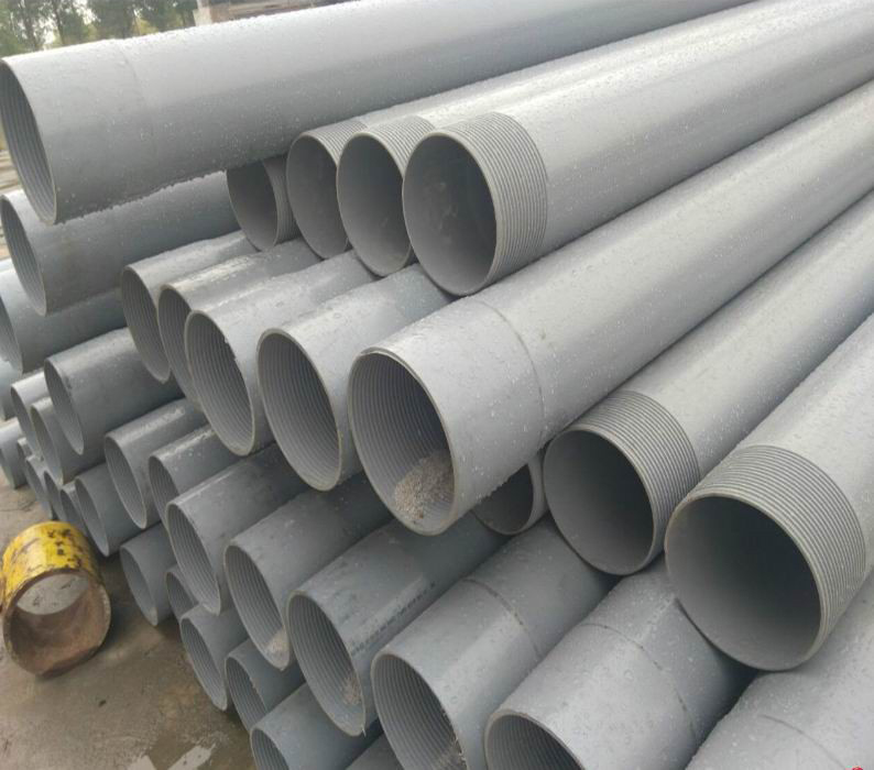 High pressure Deep well PVC casing pipes for water supply PVC plastic tubes 