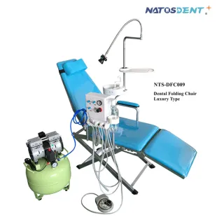 Sillón dental plegable para cuidado dental exterior NTS-DFC009