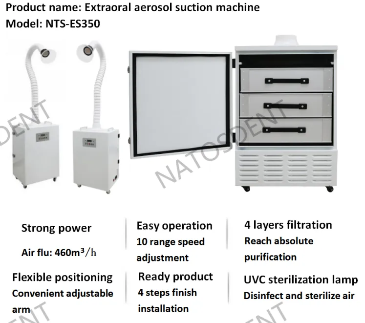 Extraoral Aerosol Suction Machine