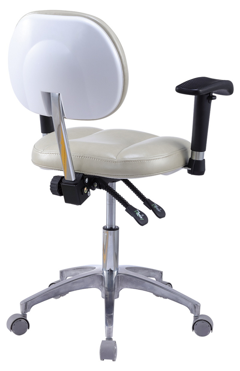 Fashionable Doctor Stool Soft Doctor Chair Microfiber Leather