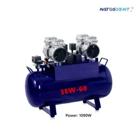 Compresor de bomba de aire sin aceite NTS-3EW-60