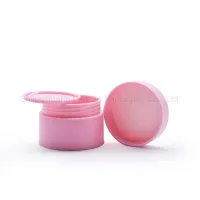 高品质白色蓝色粉红色化妆品霜罐塑料瓶和罐