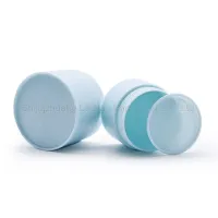 High Quality White Blue Pink Cosmetic Cream Jars Plastic Bottles and Jars