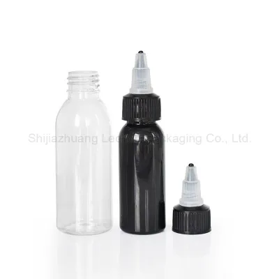 工厂供应透明黑色宠物塑料胶水瓶