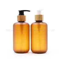 Factory Wholesale Amber Frosted Plastic Lotion Bottles
