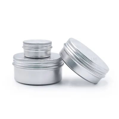 factory supply 10g 30g 50g 100g aluminum bottles and jars cosmetic jar