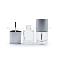 High quality clear glass bottle nail polish bottle with brush