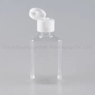 botol plastik harga rendah dengan penutup flip untuk pembersih tangan alkohol botol pembersih tangan 50ml