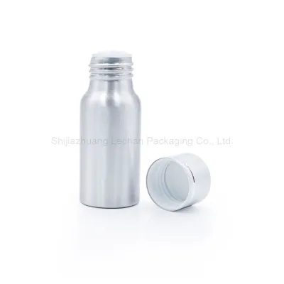 Free samples sliver aluminum bottle aluminium essential oil bottle